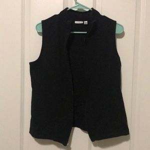 Quilted herringbone vest